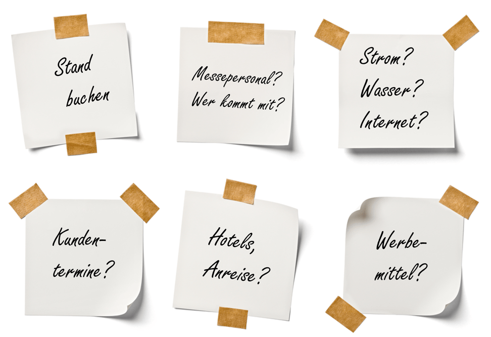 Überblick to dos messeplanung